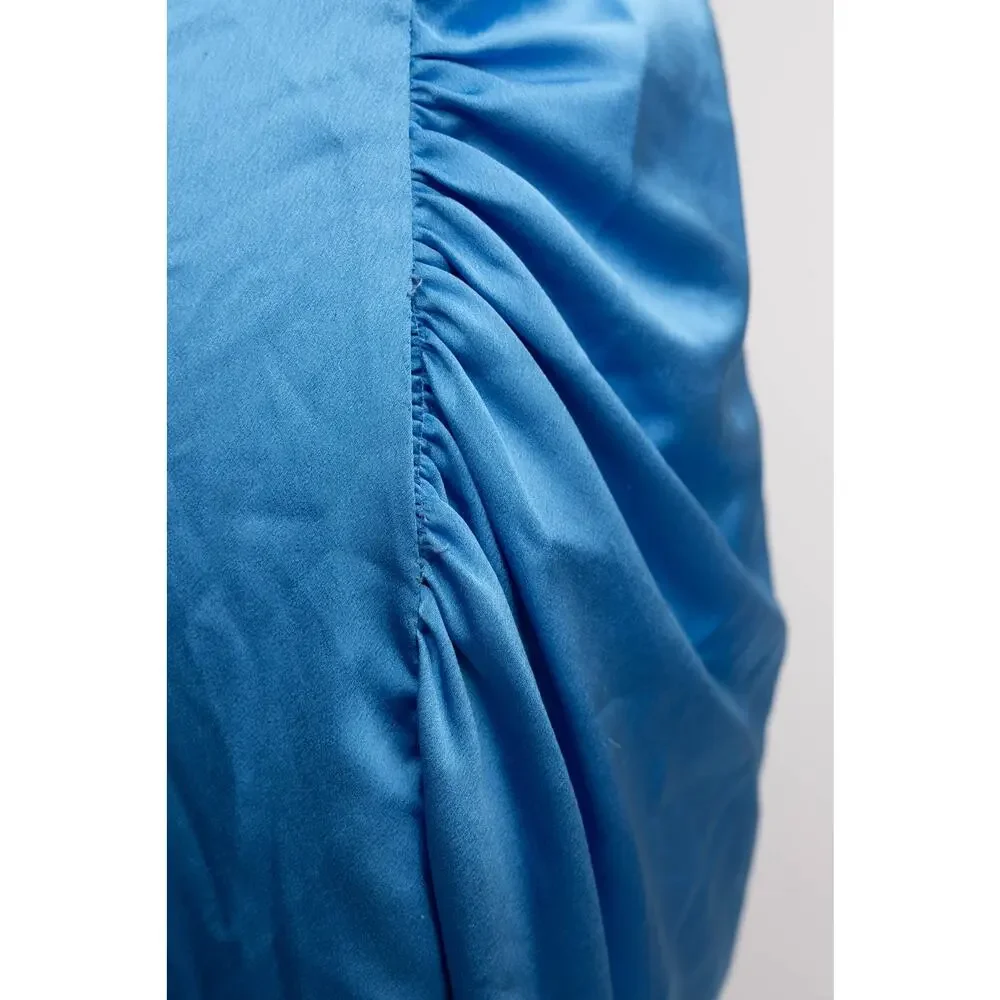 ARIAS NEW YORK Blue Asymmetrical Dress